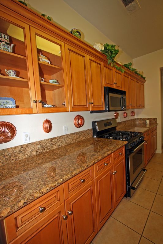 Cherry Cabinet Refacing in Terre Haute, IN